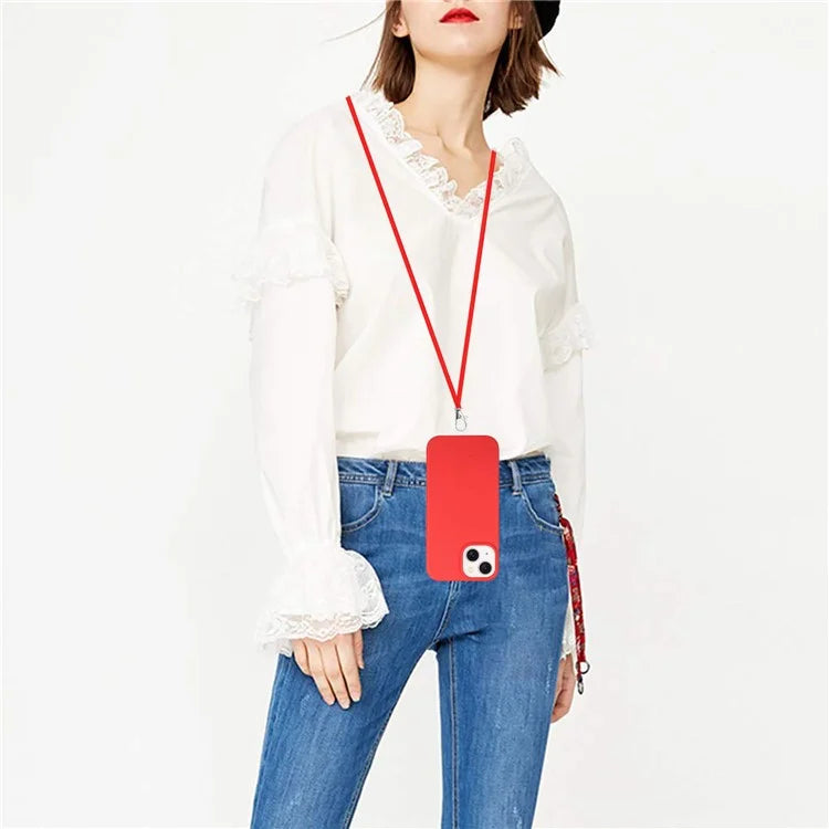 For iPhone 14 Plus Case Eco-friendly Biodegradable Wheat Straw+TPU Phone Protective Cover