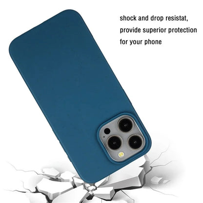 For iPhone 12 Pro Max Case Eco Wheat Straw Made Biodegradable Phone Cover