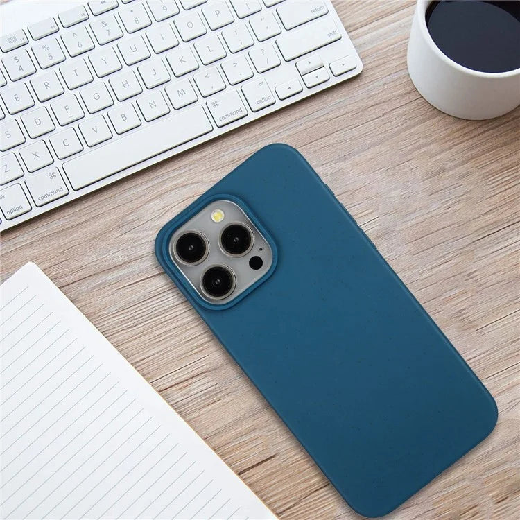 For iPhone 12 Pro Max Case Eco Wheat Straw Made Biodegradable Phone Cover