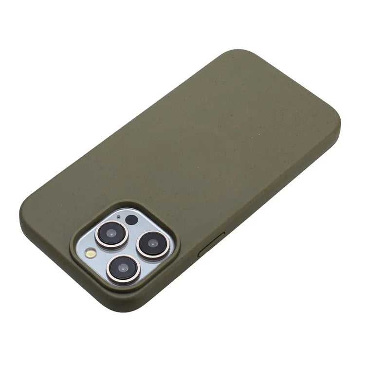 For iPhone 12 Pro Max Case Eco Wheat Straw Made Biodegradable Phone Cover