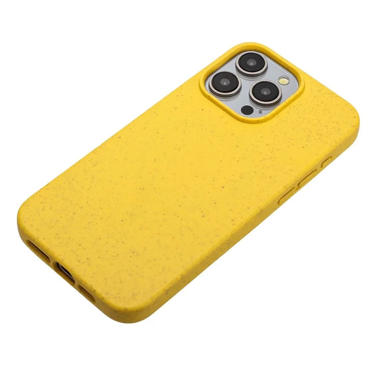 For iPhone 12 Pro Max Case Eco Wheat Straw Made Biodegradable Phone Cover