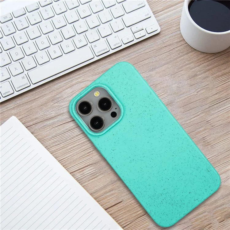 For iPhone 12 Pro Max Case Eco Wheat Straw Made Biodegradable Phone Cover