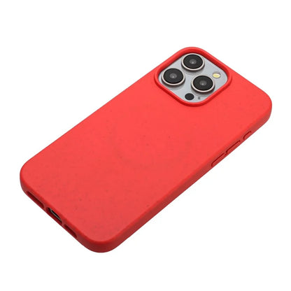 For iPhone 12 Pro Max Case Eco Wheat Straw Made Biodegradable Phone Cover