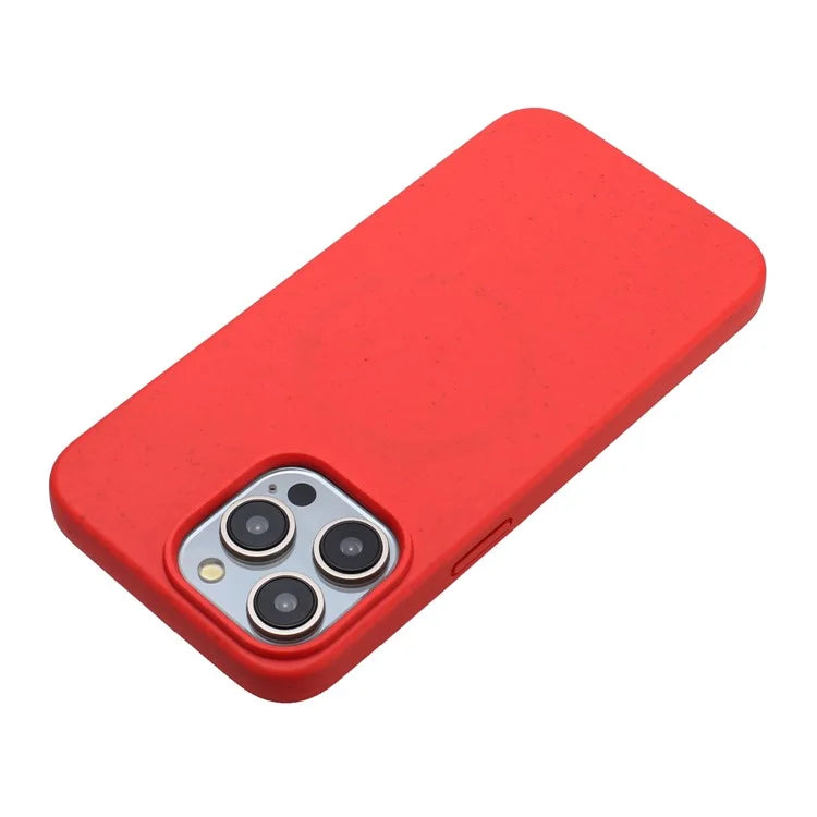 For iPhone 12 Pro Max Case Eco Wheat Straw Made Biodegradable Phone Cover