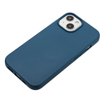 For iPhone 14 Plus Case Wheat Straw+TPU Phone Cover Compatible with Magsafe