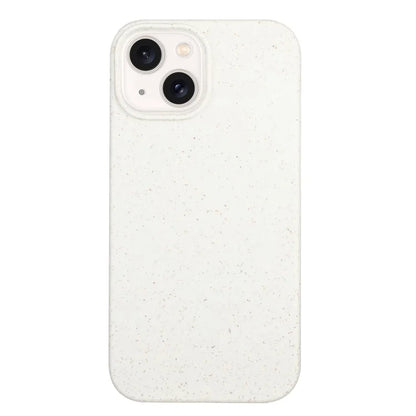 For iPhone 15 Magnetic Case Wheat Straw+TPU Compostable Phone Cover