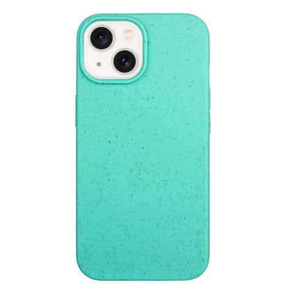 For iPhone 15 Magnetic Case Wheat Straw+TPU Compostable Phone Cover