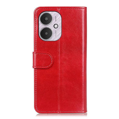 For Xiaomi Redmi 13C 4G/Poco C65 4G/Redmi 13C 5G Case Anti-scratch Crazy Horse Texture Wallet Stand Phone Cover