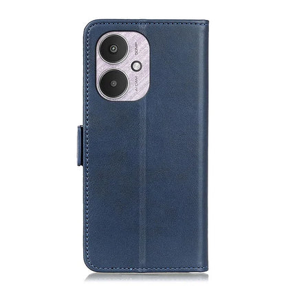 For Xiaomi Redmi 13C 4G / Poco C65 4G / Redmi 13C 5G Case Cowhide Texture Phone Shell with Stand and Wallet