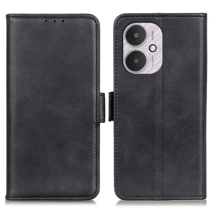 For Xiaomi Redmi 13C 4G / Poco C65 4G / Redmi 13C 5G Case Cowhide Texture Phone Shell with Stand and Wallet