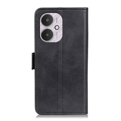 For Xiaomi Redmi 13C 4G / Poco C65 4G / Redmi 13C 5G Case Cowhide Texture Phone Shell with Stand and Wallet