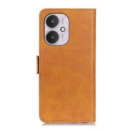 For Xiaomi Redmi 13C 4G / Poco C65 4G / Redmi 13C 5G Case Cowhide Texture Phone Shell with Stand and Wallet