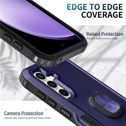 For Samsung Galaxy S23 FE Case Rotary Ring Kickstand Phone Cover
