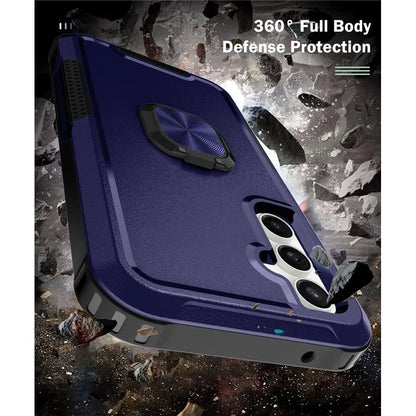 For Samsung Galaxy S23 FE Case Rotary Ring Kickstand Phone Cover