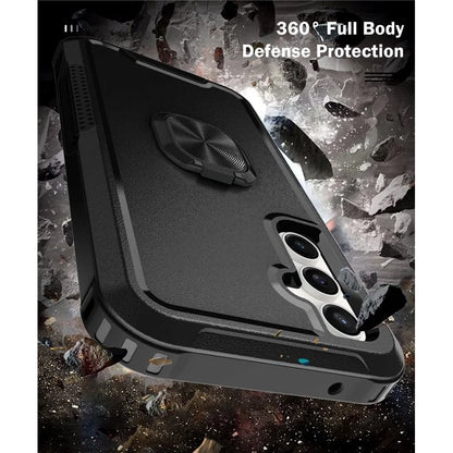 For Samsung Galaxy S23 FE Case Rotary Ring Kickstand Phone Cover