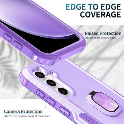 For Samsung Galaxy S23 FE Case Rotary Ring Kickstand Phone Cover