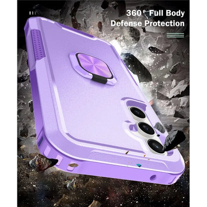 For Samsung Galaxy S23 FE Case Rotary Ring Kickstand Phone Cover
