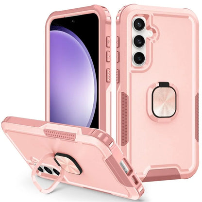 For Samsung Galaxy S23 FE Case Rotary Ring Kickstand Phone Cover