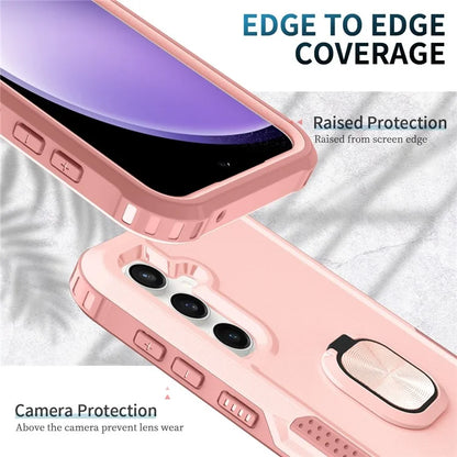 For Samsung Galaxy S23 FE Case Rotary Ring Kickstand Phone Cover