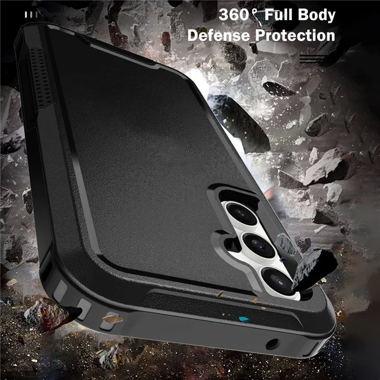 For Samsung Galaxy S23 FE Case PC + Silicone Non-Slip Phone Cover