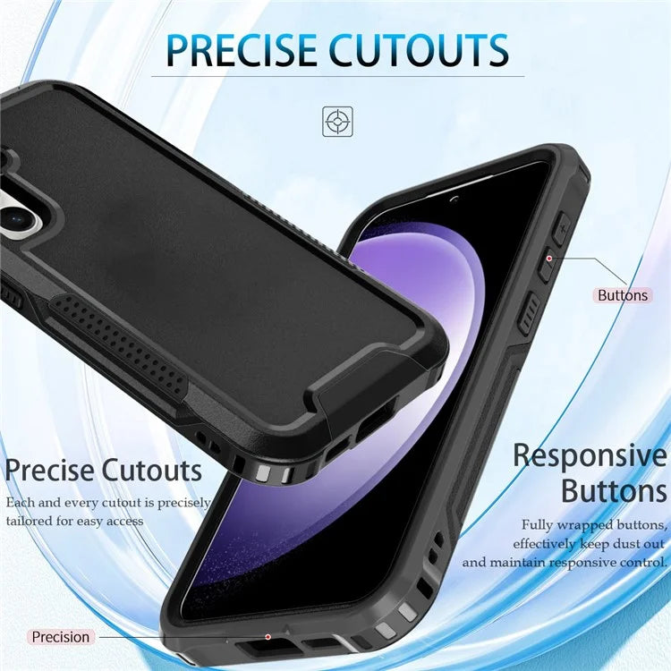For Samsung Galaxy S23 FE Case PC + Silicone Non-Slip Phone Cover