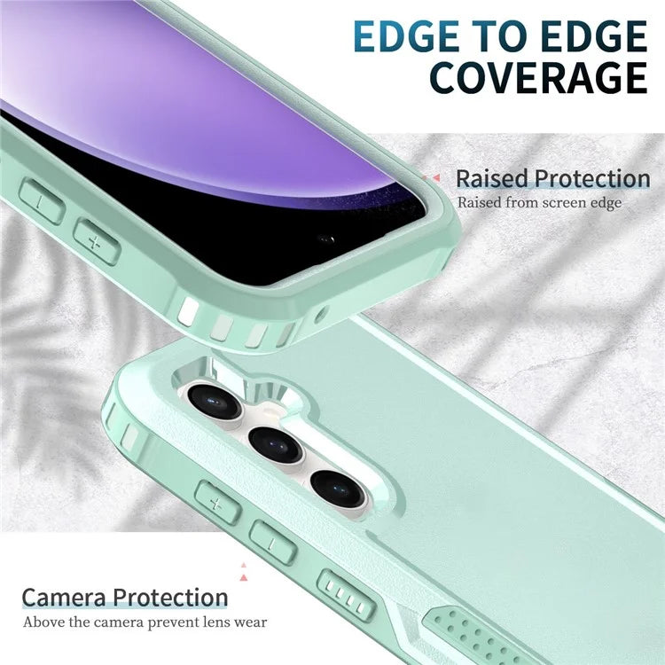 For Samsung Galaxy S23 FE Case PC + Silicone Non-Slip Phone Cover
