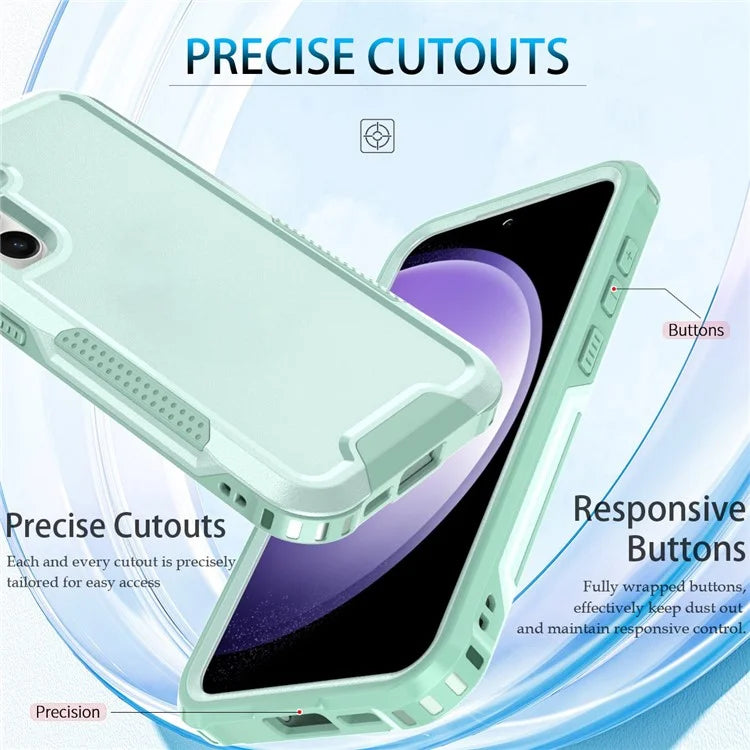 For Samsung Galaxy S23 FE Case PC + Silicone Non-Slip Phone Cover