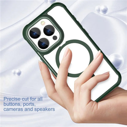 For iPhone 15 Pro GW202 Kickstand Phone Case Back Cover Compatible with Magsafe