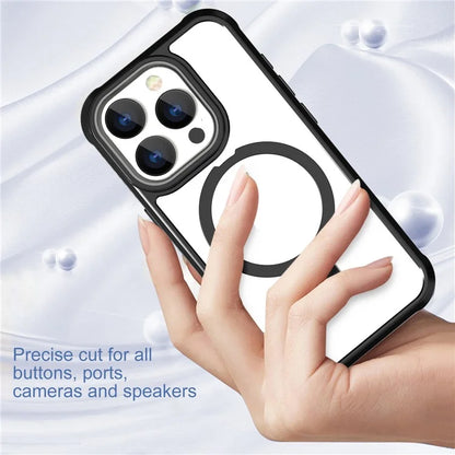 For iPhone 15 Pro GW202 Kickstand Phone Case Back Cover Compatible with Magsafe