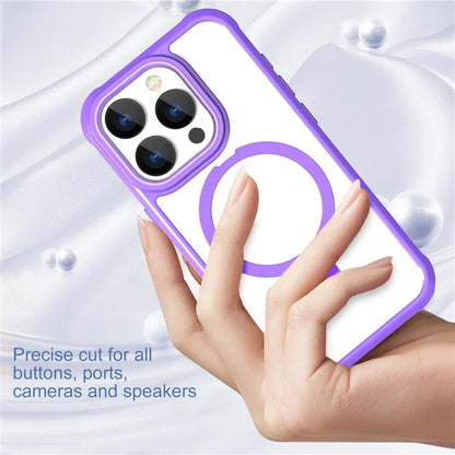 For iPhone 15 Pro GW202 Kickstand Phone Case Back Cover Compatible with Magsafe