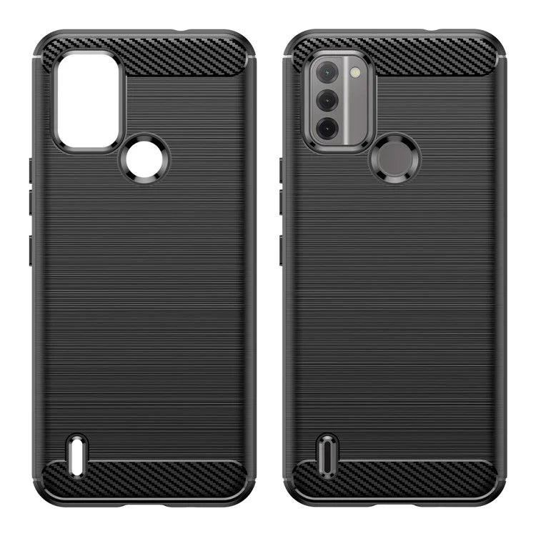 For Nokia C31 4G Mobile Phone Case Soft TPU Carbon Fiber Texture Phone Shell