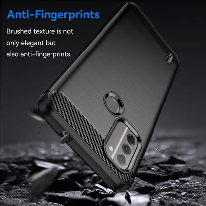 For Nokia C31 4G Mobile Phone Case Soft TPU Carbon Fiber Texture Phone Shell