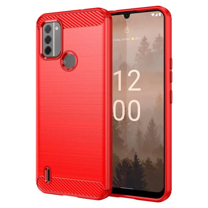 For Nokia C31 4G Mobile Phone Case Soft TPU Carbon Fiber Texture Phone Shell