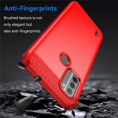 For Nokia C31 4G Mobile Phone Case Soft TPU Carbon Fiber Texture Phone Shell