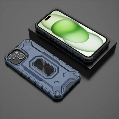 For iPhone 15 Case Hard PC Soft TPU Drop Protection Phone Cover