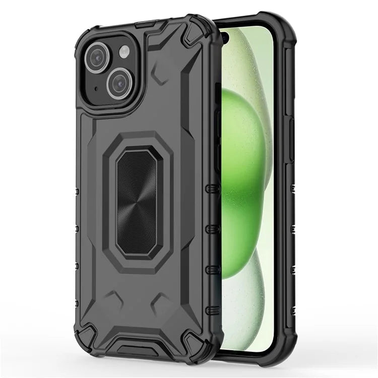 For iPhone 15 Case Hard PC Soft TPU Drop Protection Phone Cover