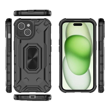 For iPhone 15 Case Hard PC Soft TPU Drop Protection Phone Cover