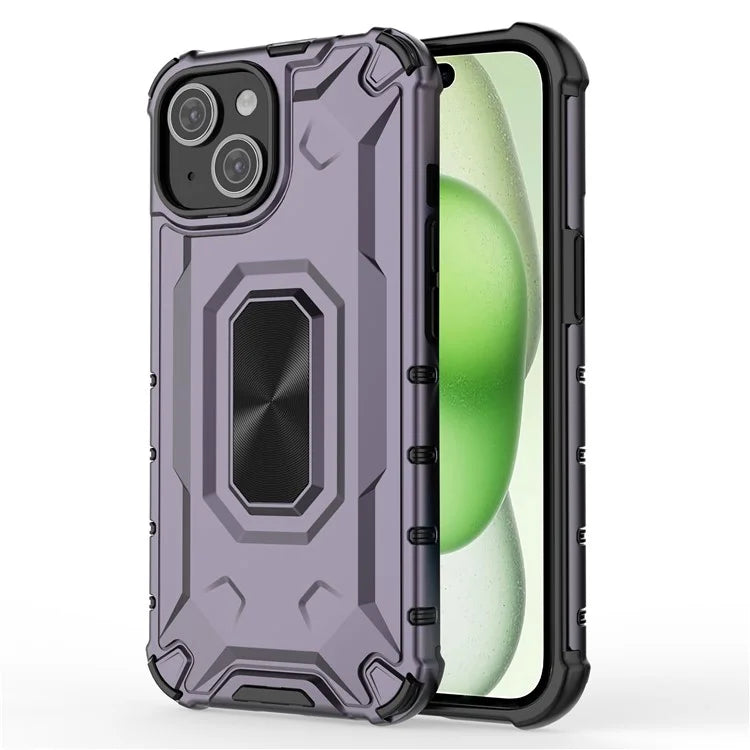 For iPhone 15 Case Hard PC Soft TPU Drop Protection Phone Cover