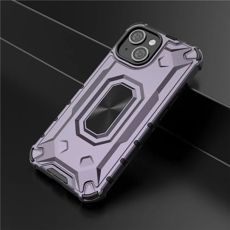 For iPhone 15 Case Hard PC Soft TPU Drop Protection Phone Cover