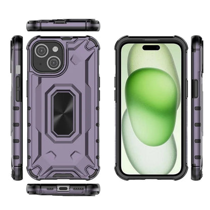 For iPhone 15 Case Hard PC Soft TPU Drop Protection Phone Cover