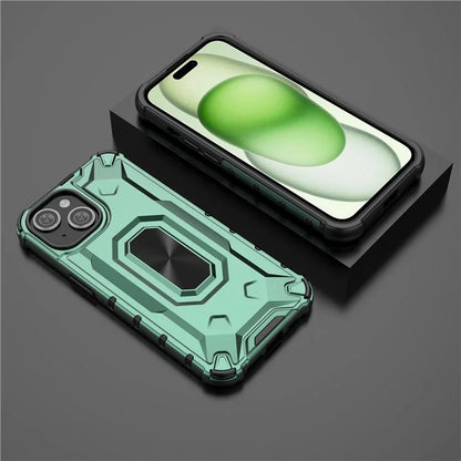 For iPhone 15 Case Hard PC Soft TPU Drop Protection Phone Cover