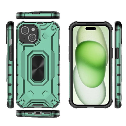 For iPhone 15 Case Hard PC Soft TPU Drop Protection Phone Cover