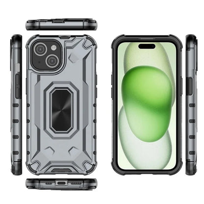 For iPhone 15 Case Hard PC Soft TPU Drop Protection Phone Cover