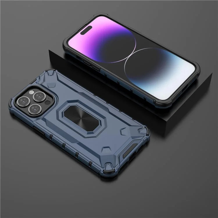 For iPhone 14 Pro Max Case Anti-scratch Hard PC Soft TPU Phone Protective Cover