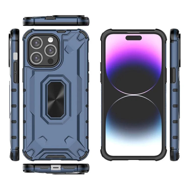 For iPhone 14 Pro Max Case Anti-scratch Hard PC Soft TPU Phone Protective Cover