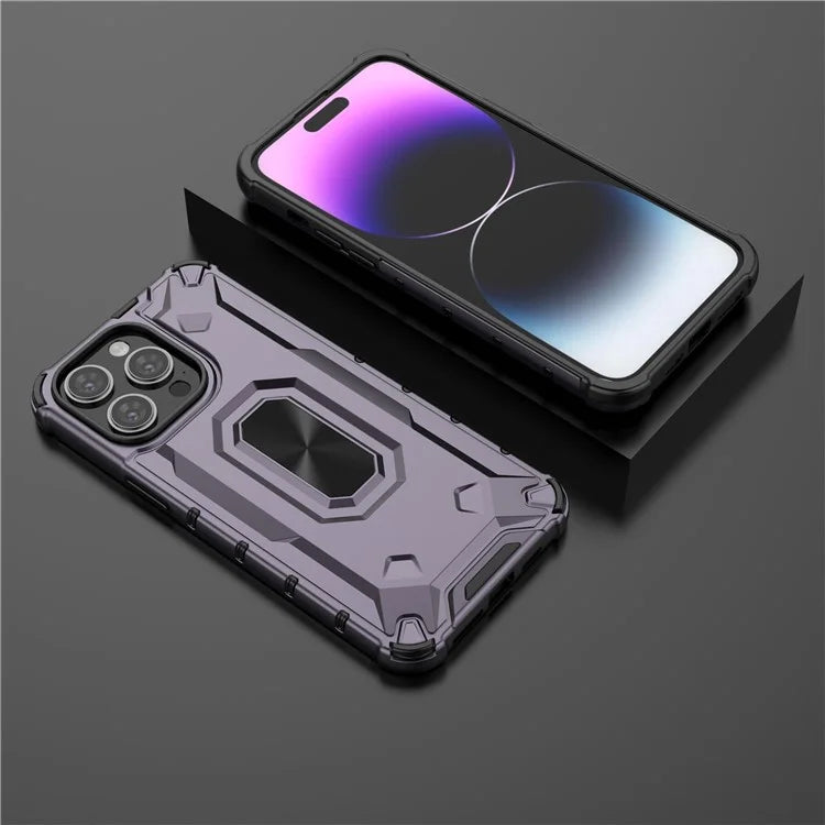 For iPhone 14 Pro Max Case Anti-scratch Hard PC Soft TPU Phone Protective Cover