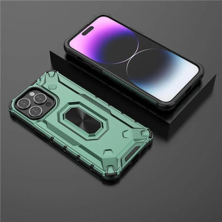 For iPhone 14 Pro Max Case Anti-scratch Hard PC Soft TPU Phone Protective Cover