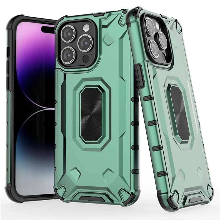 For iPhone 14 Pro Max Case Anti-scratch Hard PC Soft TPU Phone Protective Cover