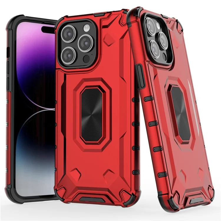 For iPhone 14 Pro Max Case Anti-scratch Hard PC Soft TPU Phone Protective Cover