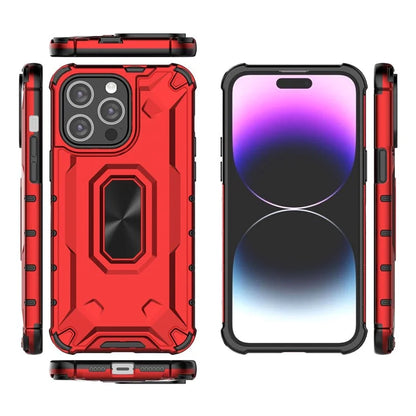 For iPhone 14 Pro Max Case Anti-scratch Hard PC Soft TPU Phone Protective Cover